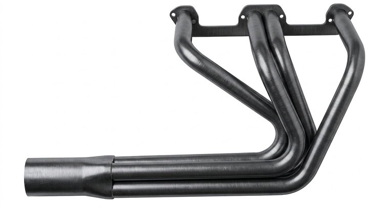 DER100-P Sprint-Style Header, Small Block Chrysler, 26 in. Turnout Length [Raw/Unfinished]