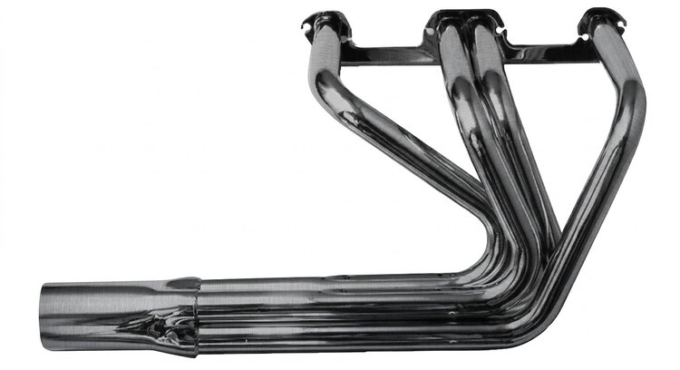 DER10036-P Sprint-Style Header, Small Block Chrysler, 36 in. Turnout Length [Raw/Unfinished]