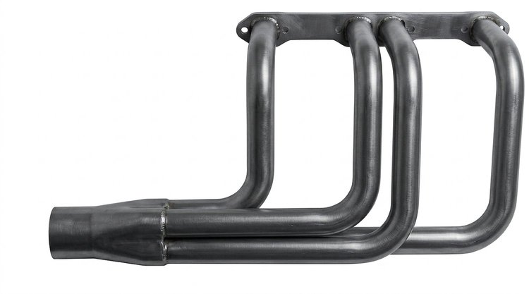 DR20048-P Classic-Style Outside Chassis Header Set, Big Block Chrysler Wedge Engines, 48 in. Turnout Length [Raw/Unfinished]