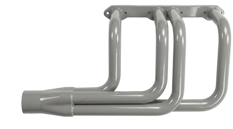 DR20048-SEC Classic-Style Outside Chassis Header Set, Big Block Chrysler Wedge Engines, 48 in. Turnout Length [Silver Ceramic]
