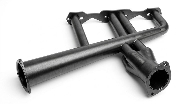 DRLF100-P Limefire Header Set, Chrysler 318-360 LA [Raw/Unfinished]