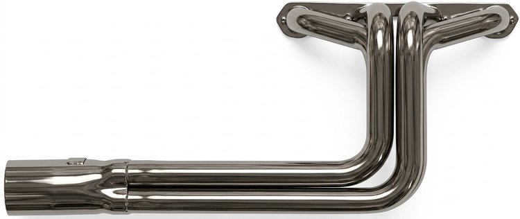 FBR10036-SEC Roadster Header, Small Block Ford, 36 in. Turnout Length [Silver Ceramic Coating]