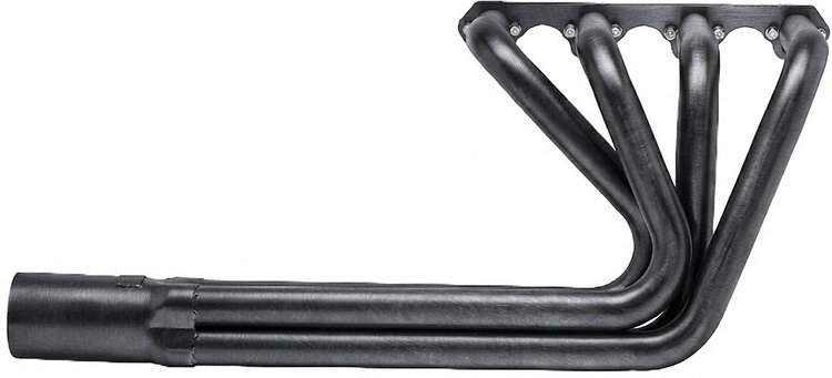 FER100-P Sprint-Style Roadster Header, Small Block Ford 221-302/351W, 26 in. Turnout Length [Raw/Unfinished]