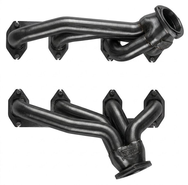 FF390-P Shorty Header Set, 1960-1964 Ford/Mercury Full-Size Cars w/Ford 332-428 FE [Raw/Unfinished]
