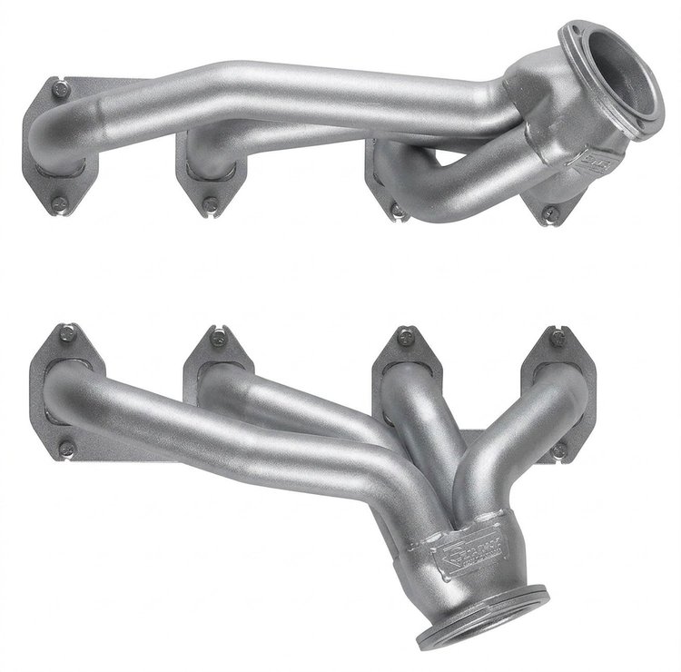 FF390-SEC Shorty Header Set, 1960-1964 Ford/Mercury Full-Size Cars w/Ford 332-428 FE [Silver Ceramic Coating]