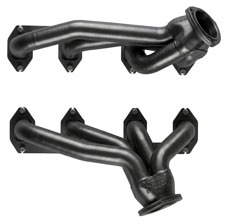 FF390CJ-P Shorty Header Set, 60-64 Ford/Mercury Full-Size Cars w/Ford 332-428 FE & Cobra Jet/GT Heads [Raw/Unfinished]