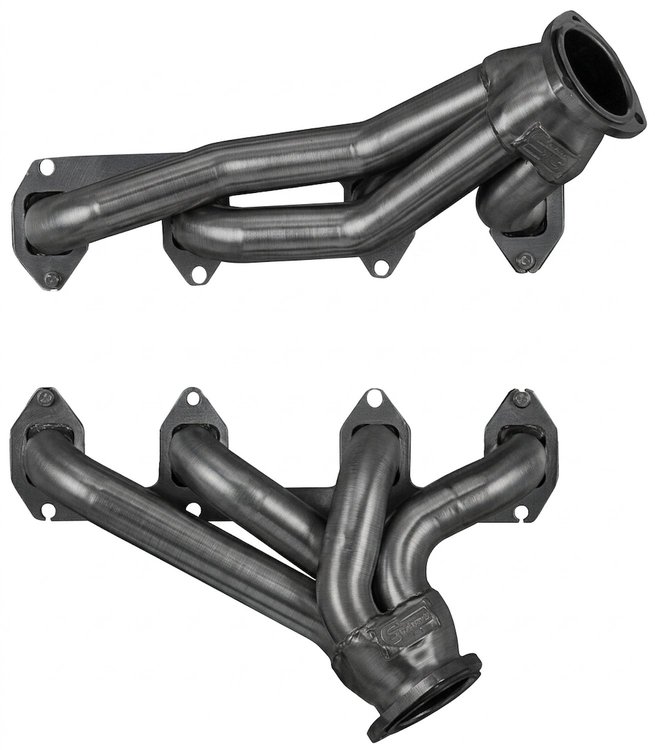 FF391CJ-P Shorty Header Set, 65-Later Ford/Mercury Full-Size Cars w/Ford 332-428 FE & Cobra Jet/GT Heads [Raw/Unfinished]