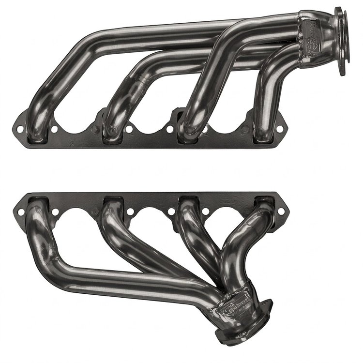 FF3GTS351-P Shorty Header Set, 1964-1973 Ford Mustang w/Small Block Ford 351Wi, C4/C6 or Manual Transmission [Raw/Unfinished]