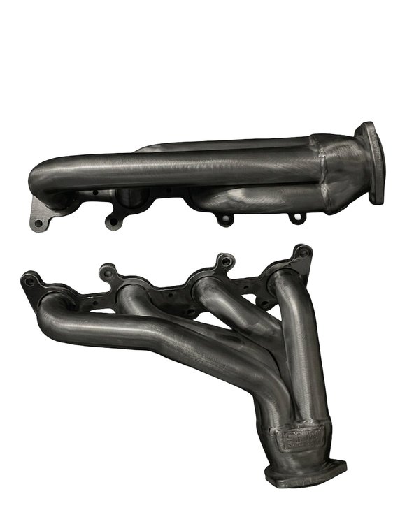 FF4.63V-P Shorty Header Set, Ford DOHC 3V Modular V8, D-Port [Raw/Unfinished]