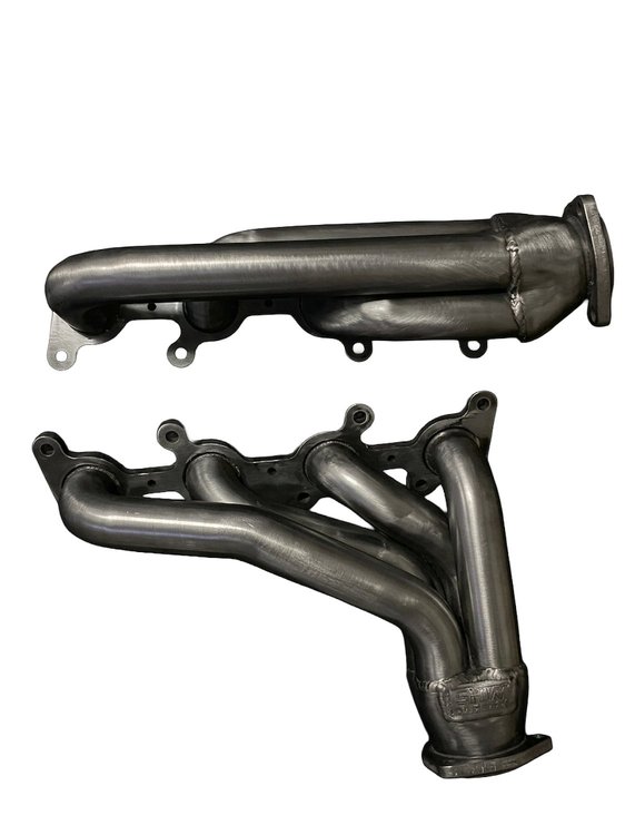 FF4.6S-P Shorty Header Set, Ford SOHC Modular V8, Round Port [Raw/Unfinished]