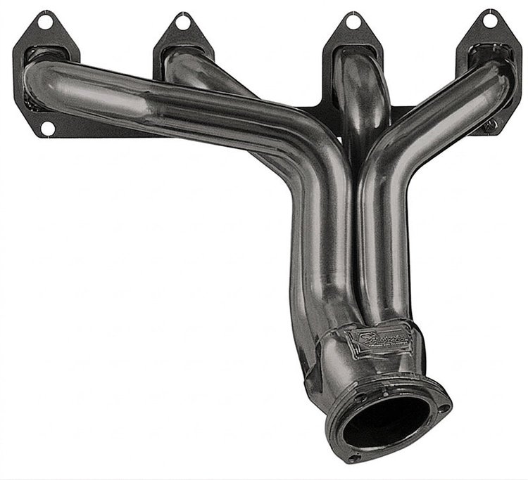 FF427CJ-P Shorty Header Set, 1953-Up Ford F-Series w/Ford 332-428 FE & Cobra Jet/GT (16-Bolt Flange) [Raw/Unfinished]