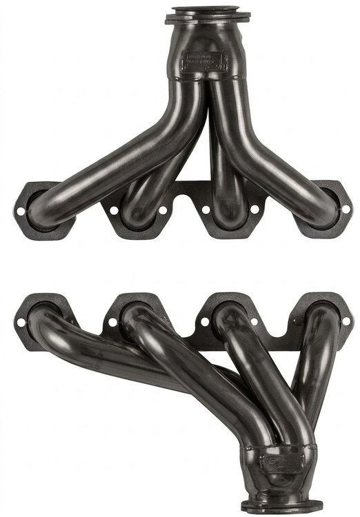 FF460CJ-P Shorty Header Set, 1935-1940 Ford Cars/Trucks w/BBF 429-460ci & Cobra Jet/GT (16-Bolt Flange) [Raw/Unfinished]
