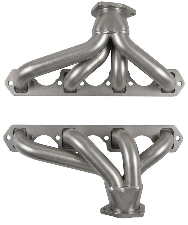 FF5-SEC Shorty Header Set, Small Block Ford 221-302ci [Silver Ceramic Coating]