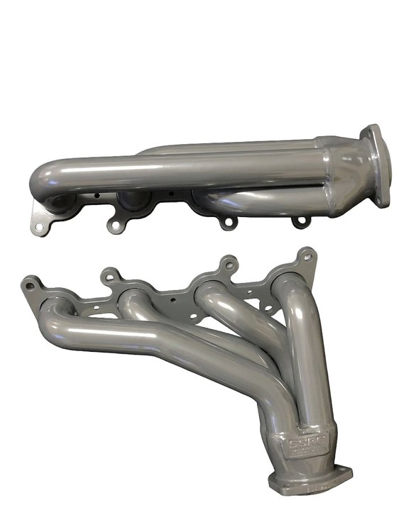 FF5.0-SEC Shorty Header Set, Ford Modular DOHC “Coyote” V8 [Silver Ceramic Coating]