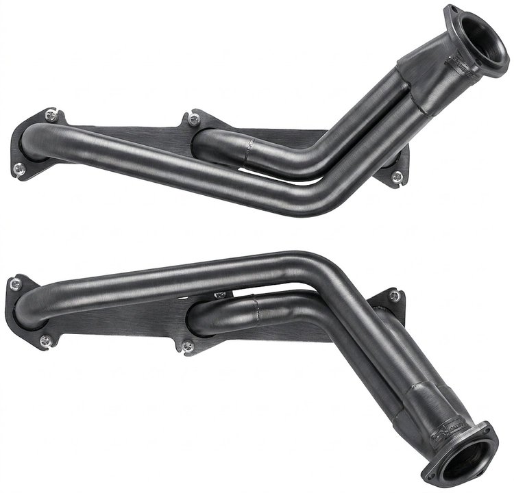 FH1-P Shorty Header Set, 1932-1934, 1949-1954 Ford/Mercury Cars w/Ford Flathead V8 [Raw/Unfinished]