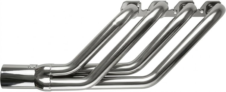 FR351C36-SEC Roadster Header, Ford 351C/351M/400, 36 in. Turnout Length [Silver Ceramic Coating]