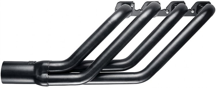 FR427CJ36-P Swept-Back Roadster Header, Ford T-Bucket w/Ford 332-428 FE & Cobra Jet/GT Heads, 36 in. Turnout [Raw/Unfinished]
