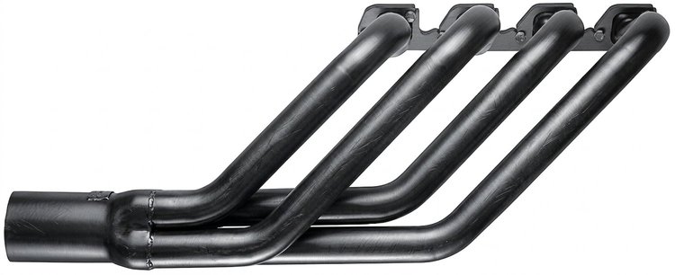 FR460-P Swept-Back Roadster Header, Ford T-Bucket w/Big Block Ford 429-460ci, 26 in. Turnout Length [Raw/Unfinished]