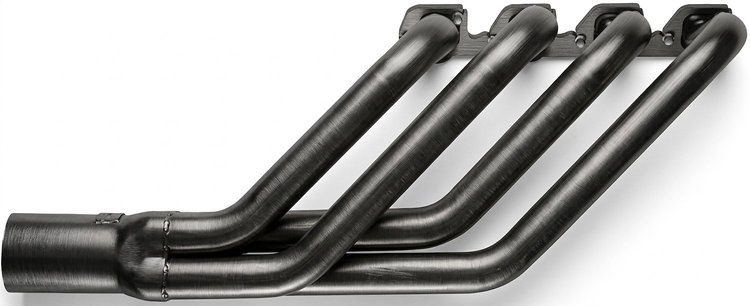 FR460CJ36-P Swept-Back Roadster Header, Ford T-Bucket w/BBF 429-460ci & Cobra Jet/GT Heads, 36 in. Turnout [Raw/Unfinished]