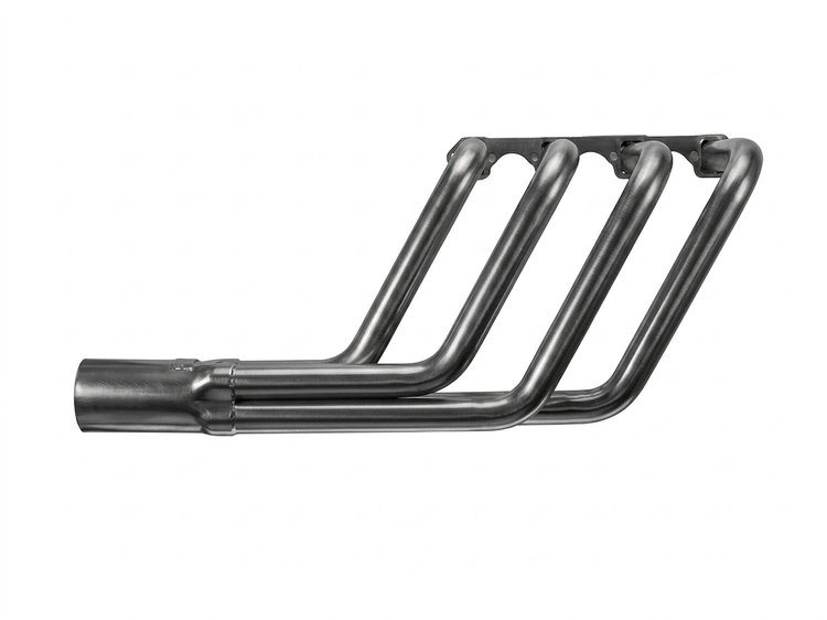 FRS100-P Swept-Back Roadster Header, Small Block Ford 221-302/351W, 26 in. Turnout Length [Raw/Unfinished]