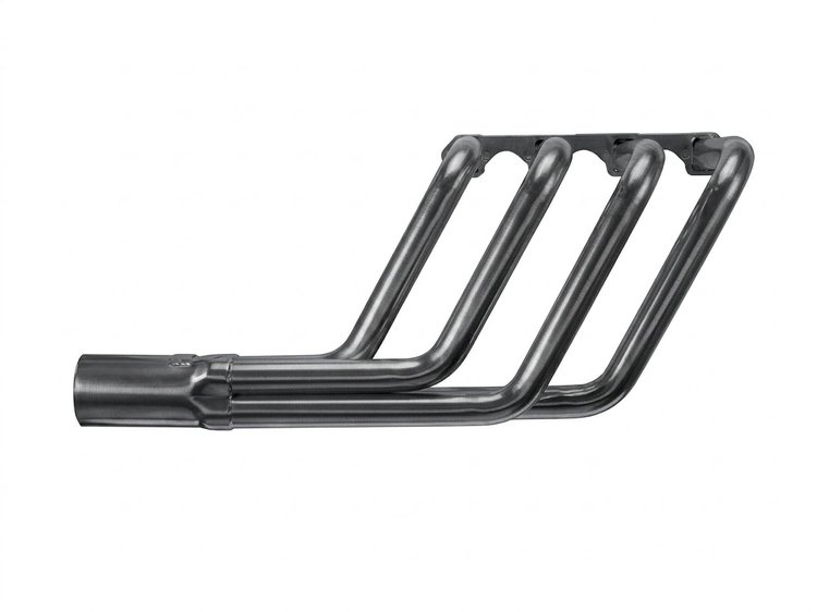FRS10036-P Swept-Back Roadster Header, Small Block Ford 221-302/351W, 36 in. Turnout Length [Raw/Unfinished]