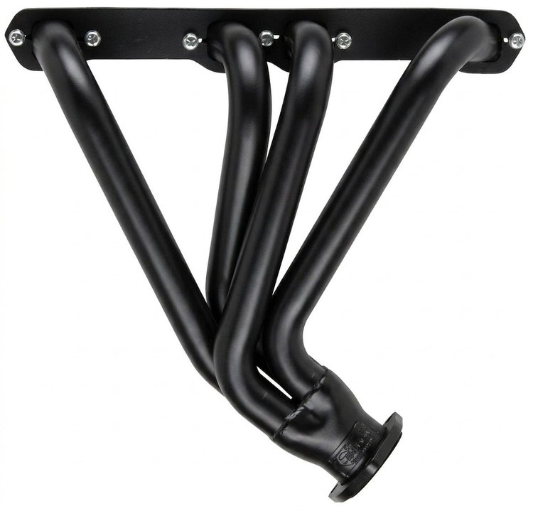 FT2-BEC Shorty Header Set, 1948-1964 Ford Truck w/Ford 239-312 Y-Block [Black Satin Ceramic Coating]