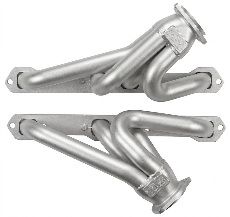 FTB1-SEC Shorty Header Set, 1955-1957 Ford Thunderbird w/Ford 239-312 Y-Block [Silver Ceramic Coating]