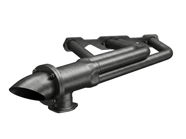 JaysterSBC-P Lakes-Style Header Set, Small Block Chevy [Raw/Unfinished]
