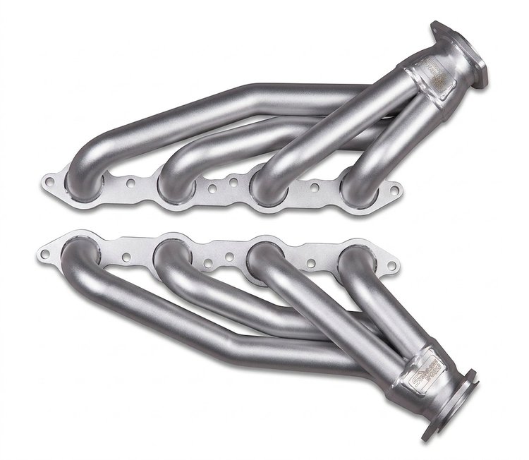 LS10-158-SEC Shorty Header Set, GM LS Engines [Silver Ceramic Coating]
