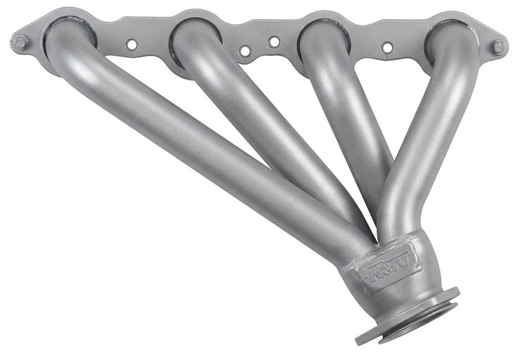 LS150-SEC Shorty Header Set, GM LS Engines [Silver Ceramic Coating]