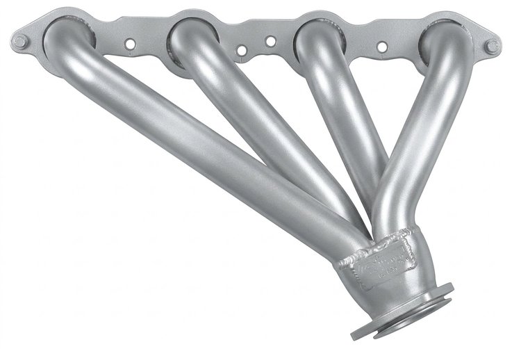 LS158-SEC Shorty Header Set, GM LS Engines [Silver Ceramic Coating]