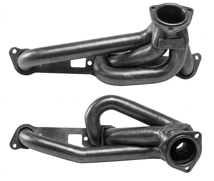 PF1-P Shorty Header Set, 1967-1969 Pontiac Firebird w/Pontiac 389-400ci [Raw/Unfinished]