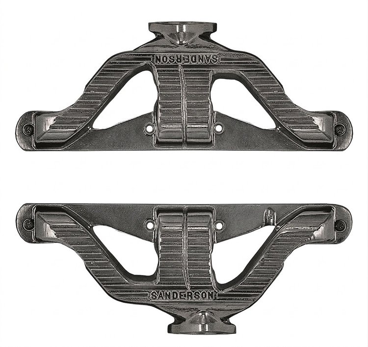QP1000-P Cast-Series Header Set, Small Block Chevy [Raw/Unfinished]