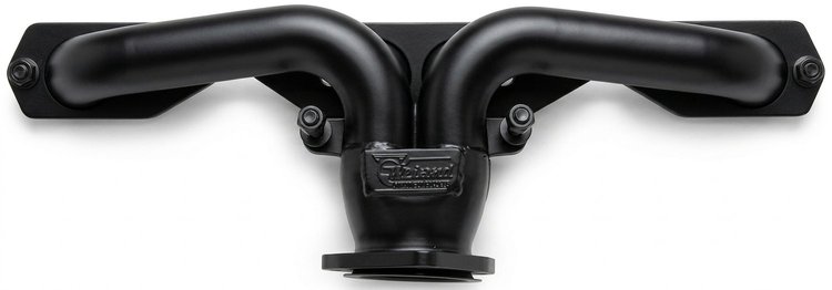 CC90DP-158-BEC Shorty Header Set, Jaguar & Pontiac Fiero w/Small Block Chevy [Black Satin Ceramic Coating]