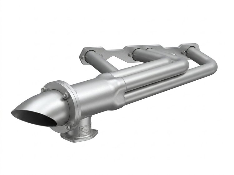 JaysterBBC-SEC Lakes-Style Header Set, Big Block Chevy [Silver Ceramic Coating]