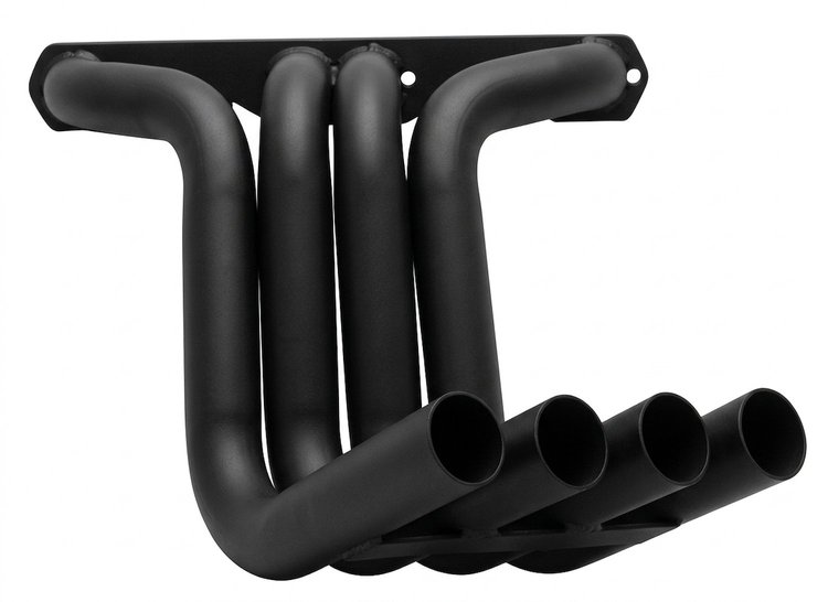 Zoomie392-BEC Shorty Header Set, Chrysler-Imperial 392 Hemi Engine [Black Satin Ceramic Coating]
