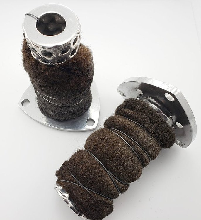 JAYMUFFLER-BEC Baffle Inserts, Jayster Lakes-Style Outside Chassis Headers [Black Satin Ceramic Coating]