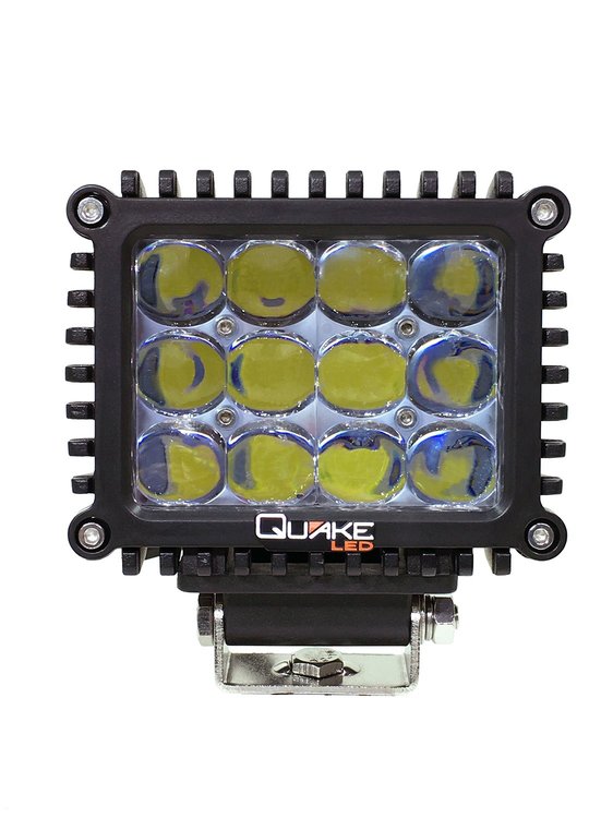 QFR990 4 in. 4D Spot RGB Accent Work Light, 60 Watt