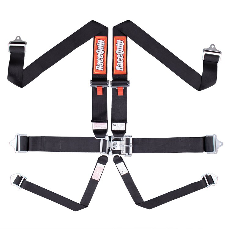 L&L 6PT HARNESS BLACK