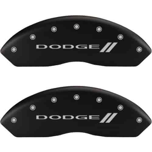 2010 DODGE NITRO DETONATOR - SET OF 4 CALIPER COVERS DODGE LL /DODGE LL MATTE BLACK POWDER COAT FINI