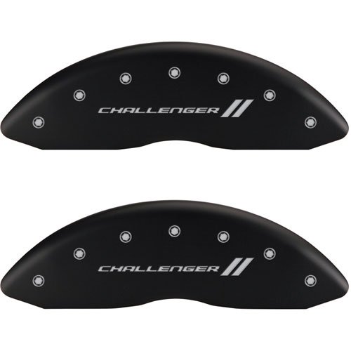 2011 DODGE CHALLENGER R/T - SET OF 4 CALIPER COVERS CHALLENGER LL /CHALLENGER LL MATTE BLACK POWDER