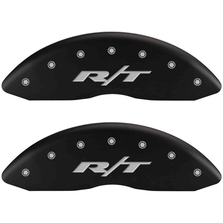 RT1-Truck Matte Black Powder Coat Finish Silver Characters.