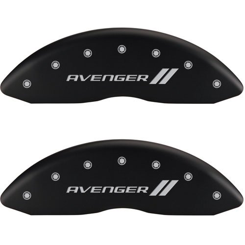 2010 DODGE AVENGER EXPRESS - SET OF 4 CALIPER COVERS AVENGER LL / AVENGER LL MATTE BLACK POWDER COAT