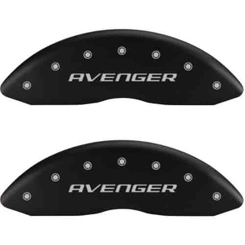 2010 DODGE AVENGER EXPRESS - SET OF 4 CALIPER COVERS AVENGER / AVENGER W/OUT STRIPES MATTE BLACK POW