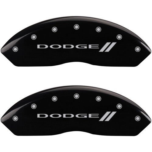 2011 DODGE DURANGO CITADEL - SET OF 4 CALIPER COVERS DODGE LL /DODGE LL BLACK POWDER COAT FINISH SILVER CHARACTERS. 17 WHEEL MIN
