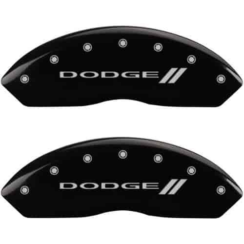1991 DODGE STEALTH BASE - SET OF 4 CALIPER COVERS DODGE LL /DODGE LL BLACK POWDER COAT FINISH SILVER CHARACTERS. 17 WHEEL MIN