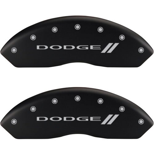 2011 DODGE DURANGO R/T - SET OF 4 CALIPER COVERS DODGE LL /DODGE LL MATTE BLACK POWDER COAT FINISH S