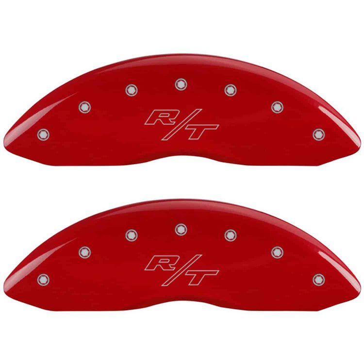 RT / RT Vintage Style Red Powder Coat Finish Silver Characters.