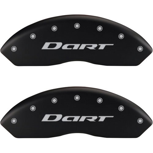 2013 DODGE DART LIMITED - SET OF 4 CALIPER COVERS DART / DART W/OUT STRIPES 2013 MATTE BLACK POWDER