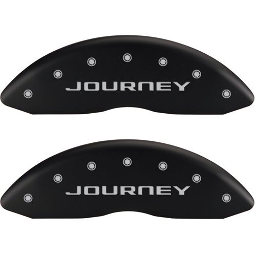2012 DODGE JOURNEY AVP - SET OF 4 CALIPER COVERS JOURNEY /JOURNEY W/OUT STRIPES MATTE BLACK POWDER C
